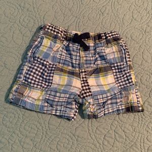 Infant Plaid Shorts